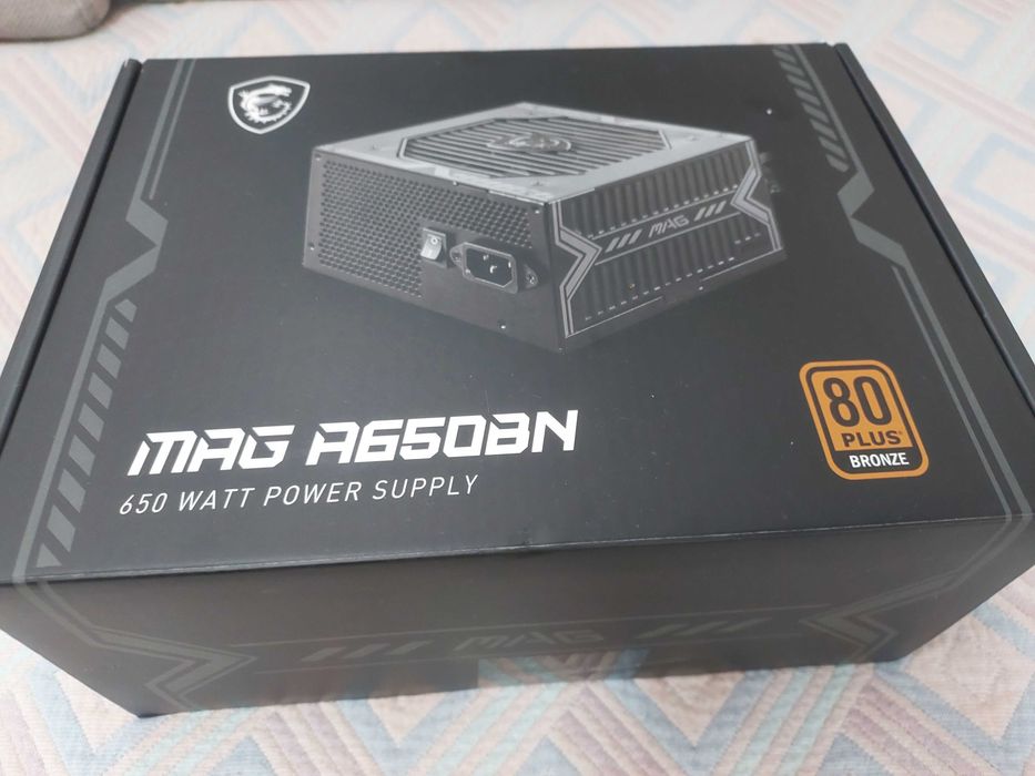 Fonte Alimentação MSI MAG A650BN - 650W - 80 Plus Bronze