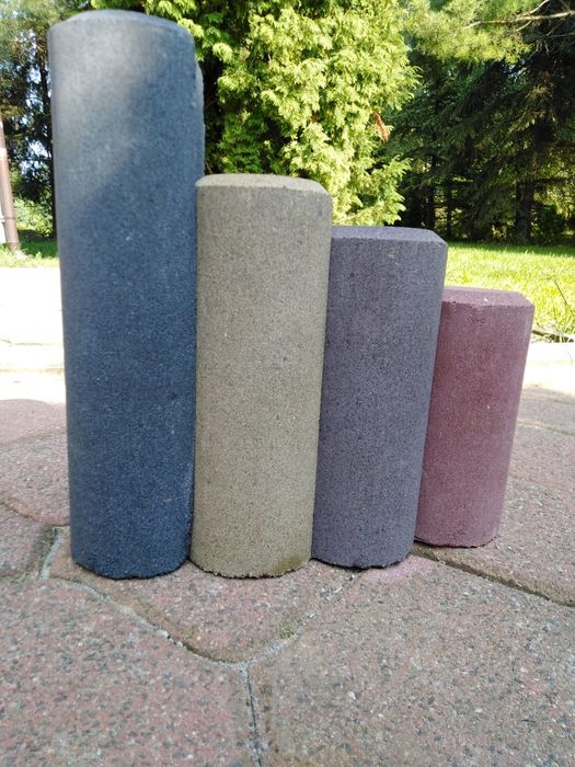 Betonowa palisada ogrodowa -dekoracyjna, obrzeże dekoracyjne, betonowy element ozdobny