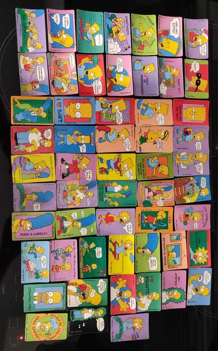 Os Simpsons ( Coleção, Cromos, Matutano, Bollycao, Chupa-Chups)