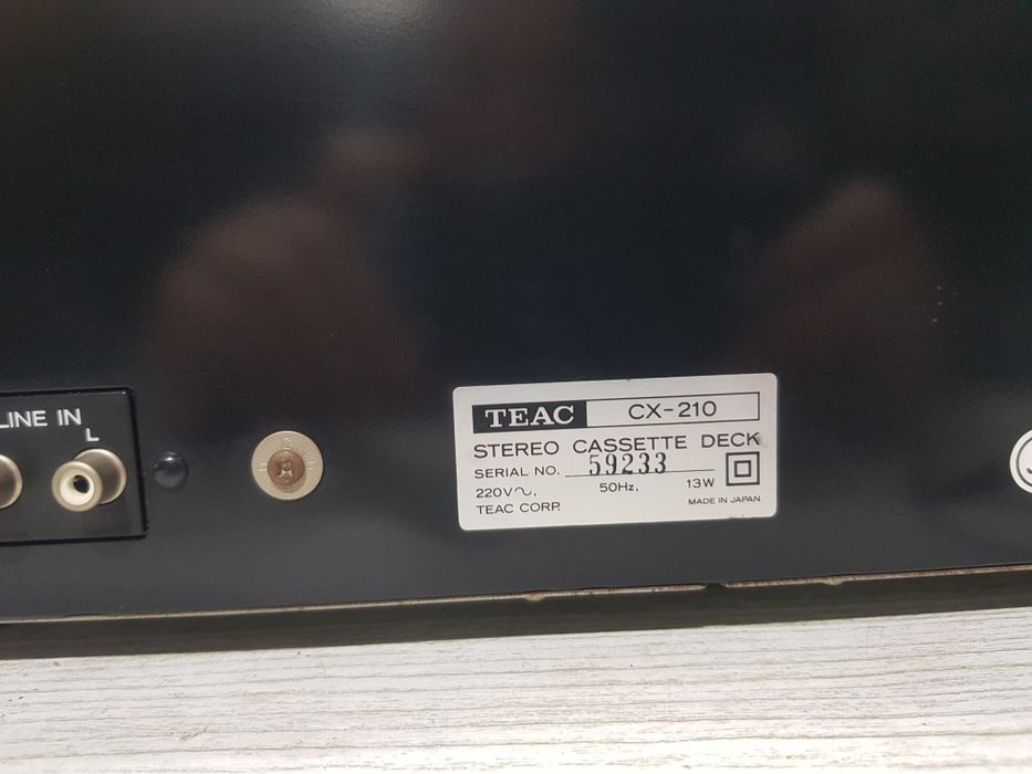 Стерео касетна дека/кассетная  TEAC CX-210 б/у з Німеччини