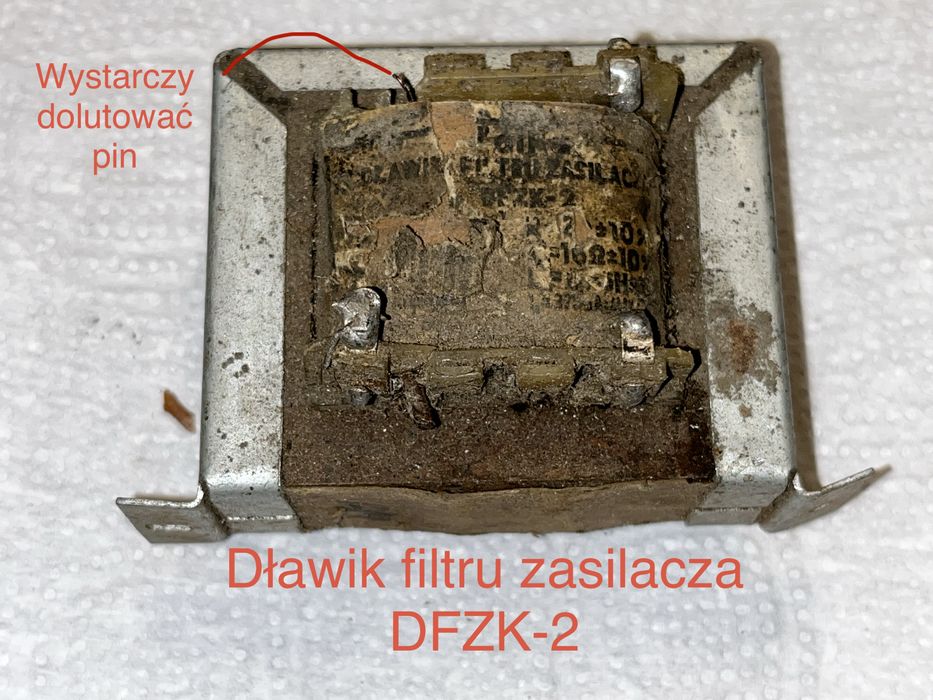 Transformatory: UNITRA i dławiki filtru zasilacza (cena za sztukę)