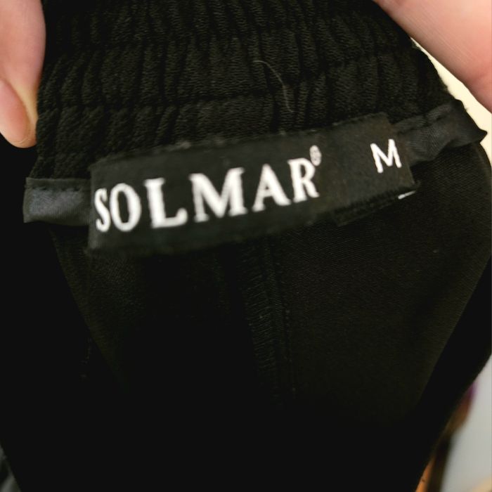 Чорні прями брюки Solmar