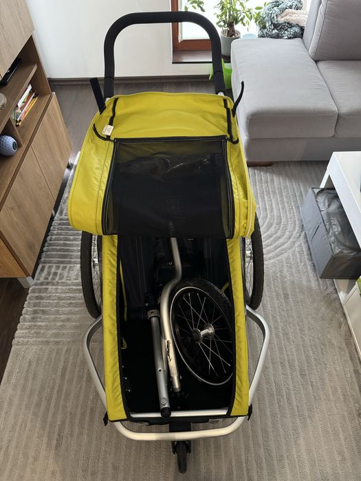 Croozer Kid 1, przyczepka rowerowa, spacerówka, wózek biegowy