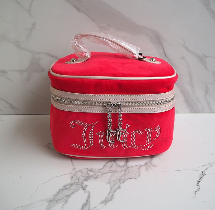 Kosmetyczka Juicy Couture czerwona