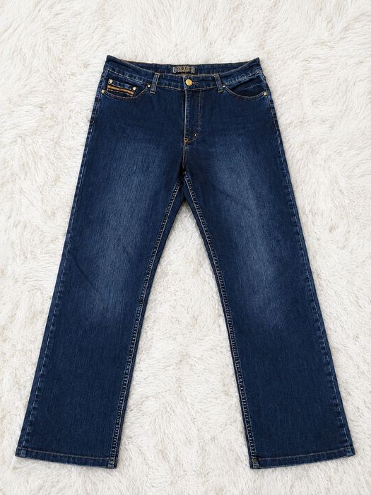42 44 Louis Vuitton Jeansy damskie granatowe straight/bootcut