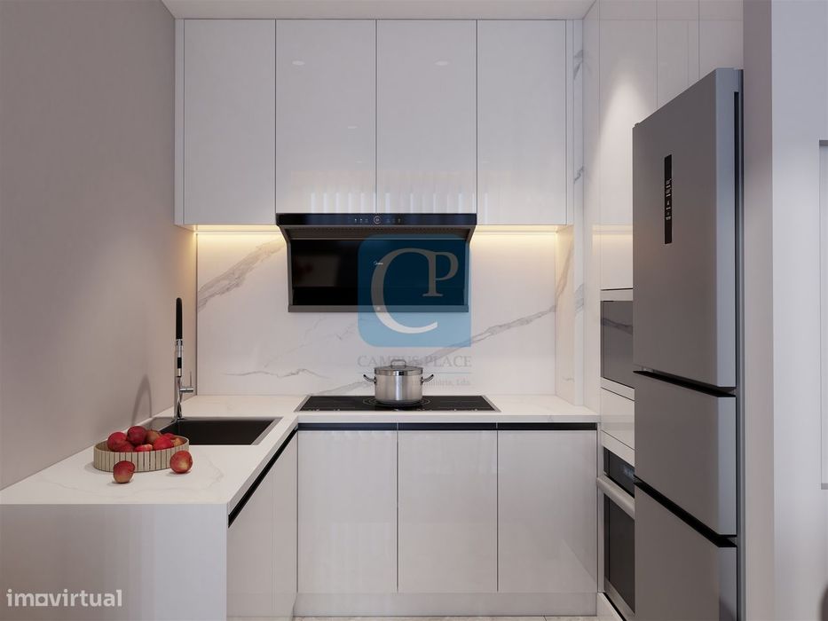 Apartamento tipologia T2 em construção, no Empreendimento Nobel 41-85
