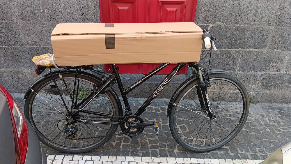 Bicicleta preta berg