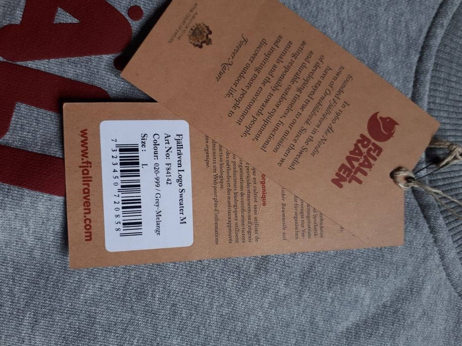 Fjällräven - kapitalna firmowa bluza L
