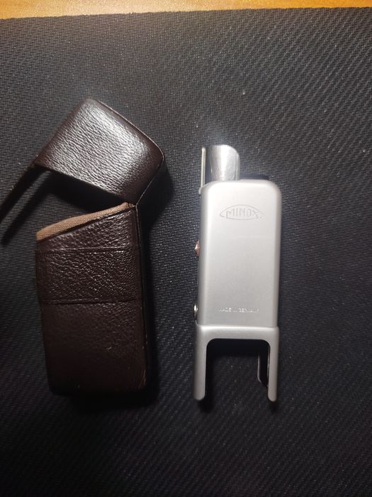 câmara subminiatura Minox B, fabricada entre 1958 e 1969