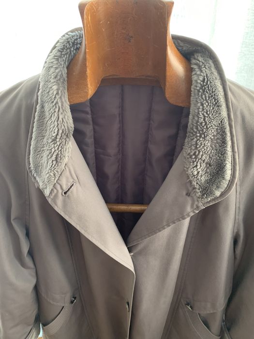 Gabardine Senhora Comprida Cor Cinza