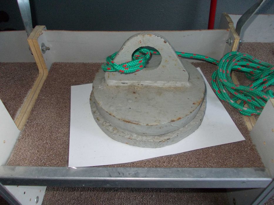 Kotwica do łodzi , pontonu