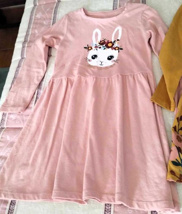 Conjunto 3 Vestidos C&A Menina 116Cm