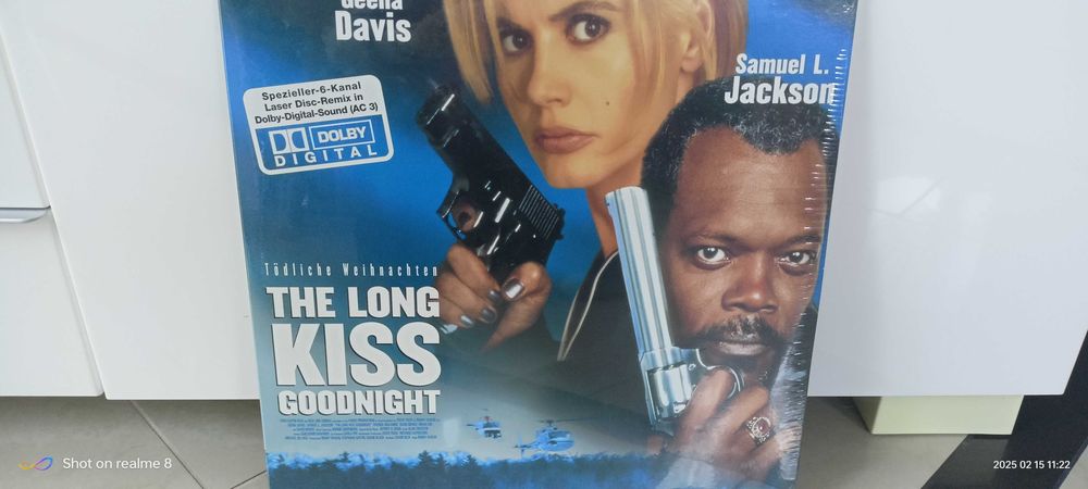 Laserdisc -The Long Kiss Goodnight - NTSC Nowy oryginalnie zapakowany