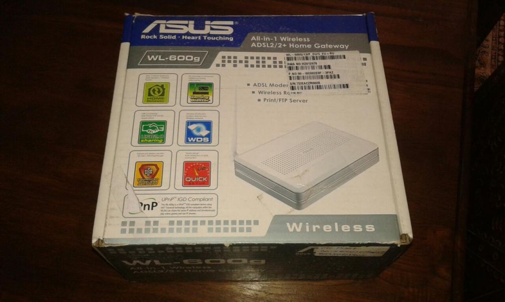 ASUS WL-600G Router64584271427842124