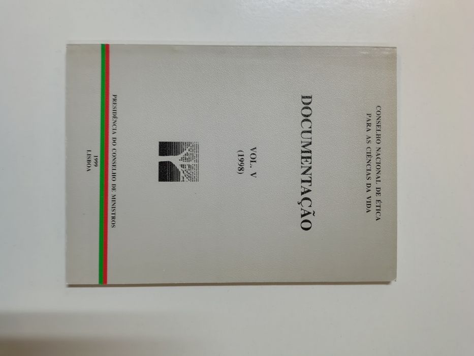 Conselho Nacional de ética para as ciências da vida - Vol. V