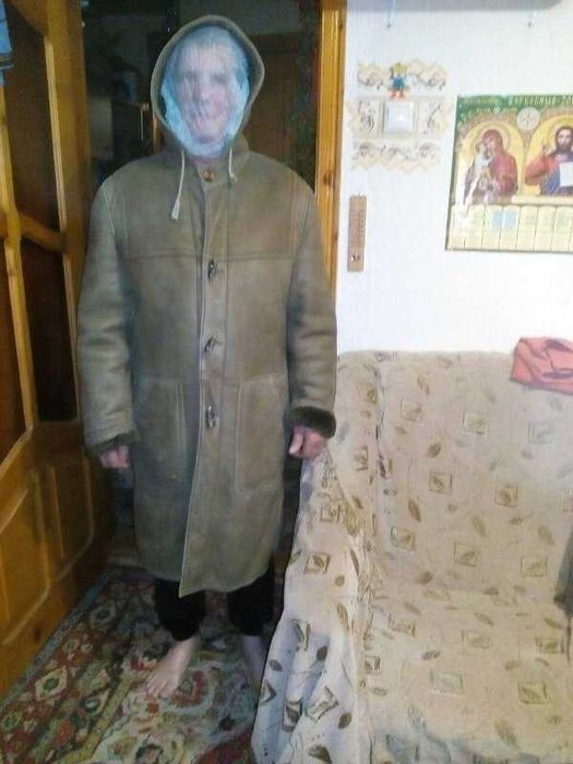 Мужская натуральная дублёнка