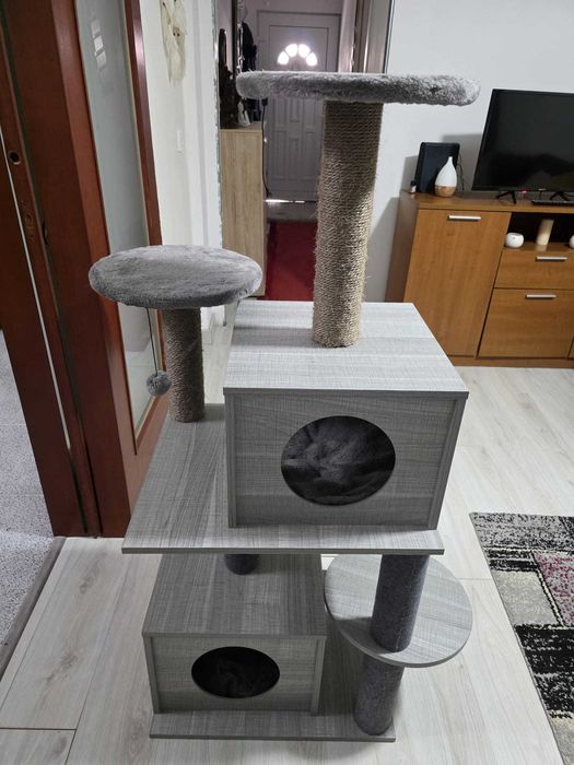 Arranhador/Casa para Gatos