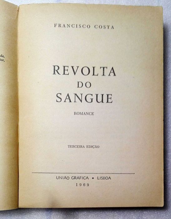Livro Revolta do Sangue