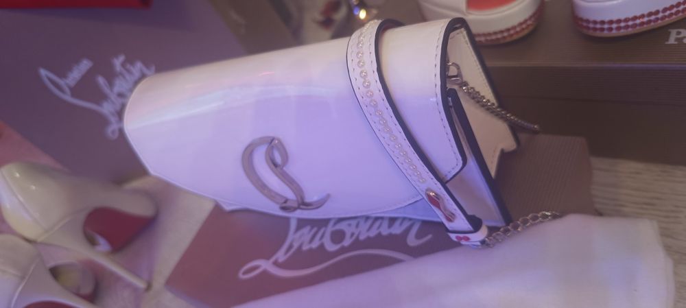 Torebka Christian Louboutin limited edyttion withe