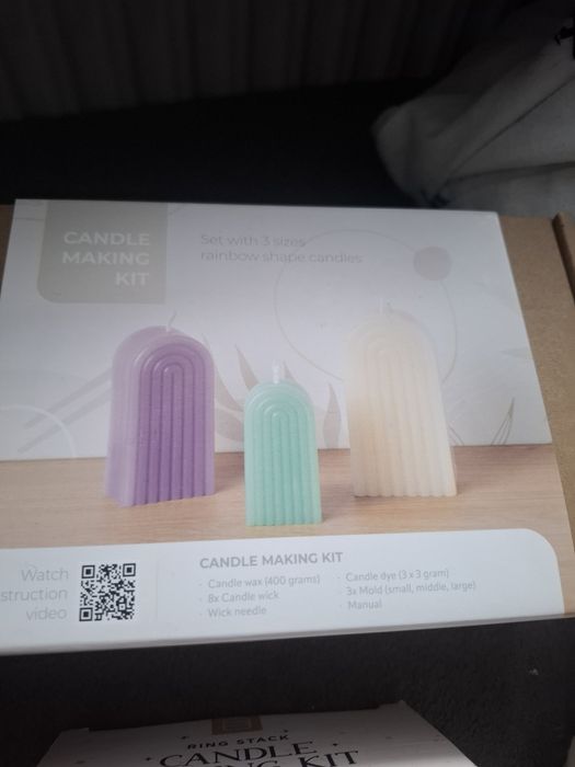 Zestaw do robienia świec plus wosk