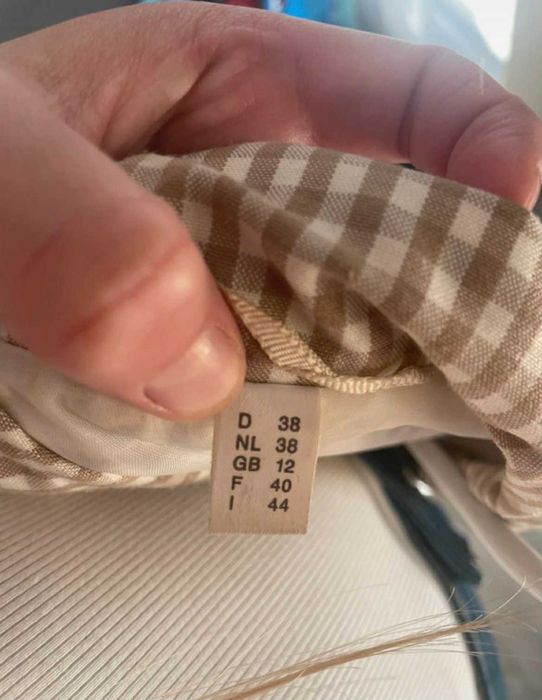 Marynarka w kratę rozm 38