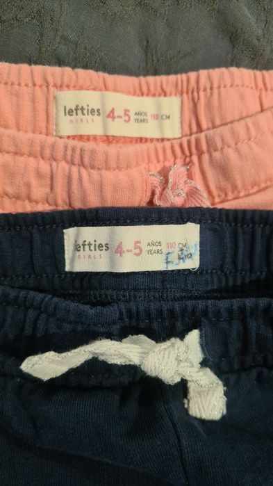 Dois calções da Lefties, Tam.4-5 Anos