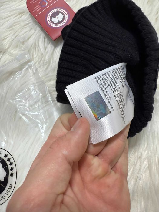 Шапка Canada goose | Зимова Шапка Канадський гусь | тепла наложка