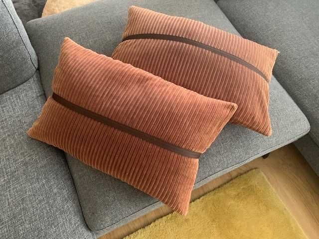 Almofadas de penas (par).