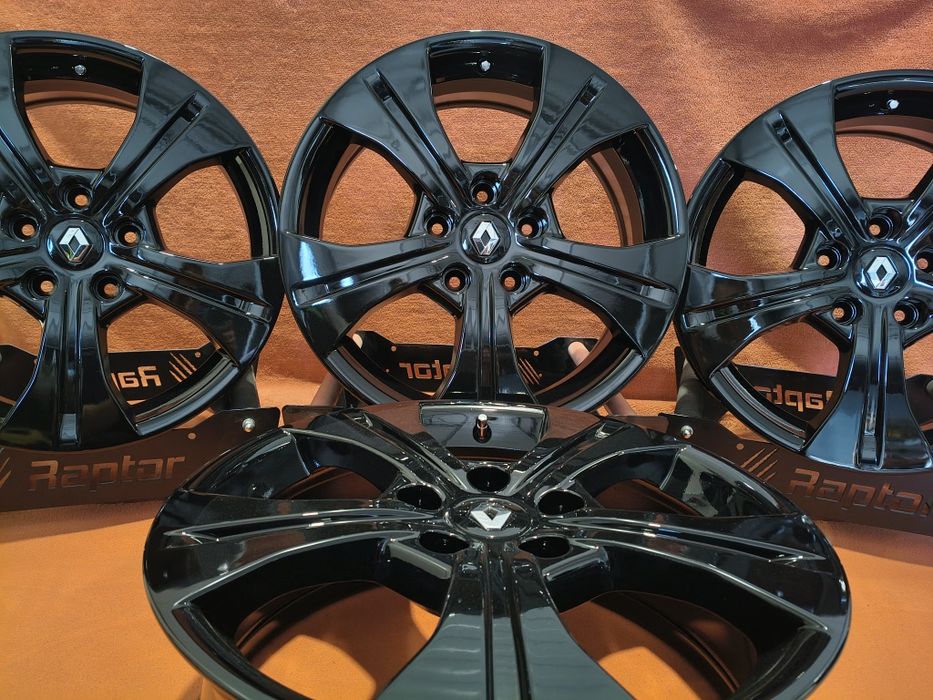 Felgi aluminiowe 17 ' 5x114,3 Renault OE -czarny połysk