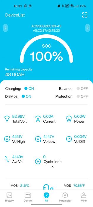 Bateria de Lítio 72V 50Ah Samsung