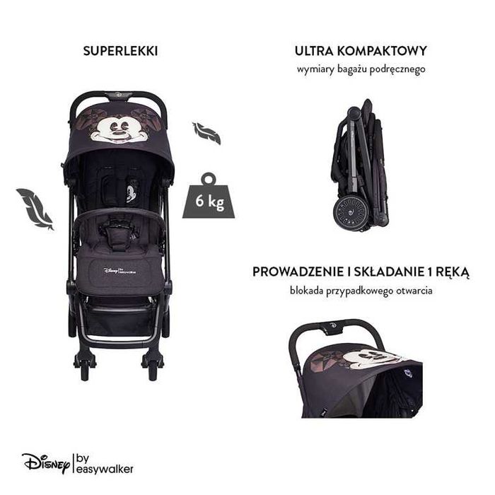 Wózek spacerowy EasyWalker Disney Mickey Mouse Diamond