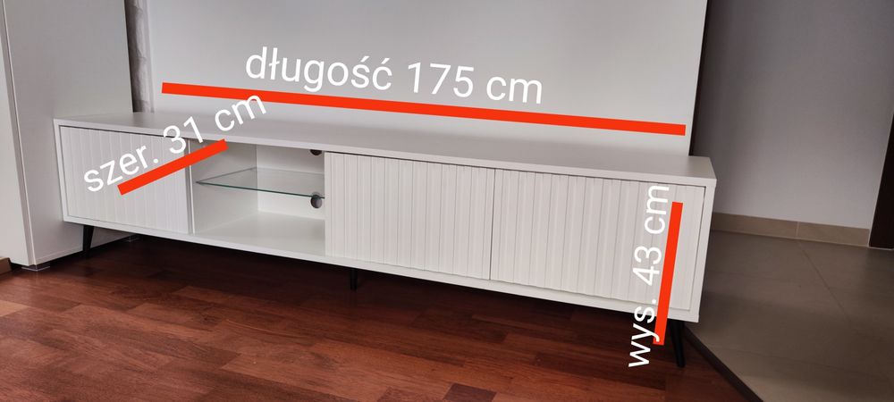 Komoda niska pod TV, długość 175 cm