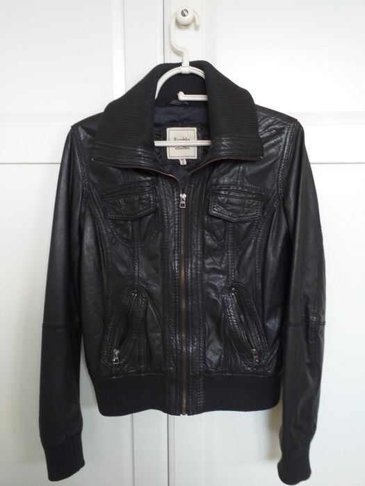 kurtka skórzana damska pilotka