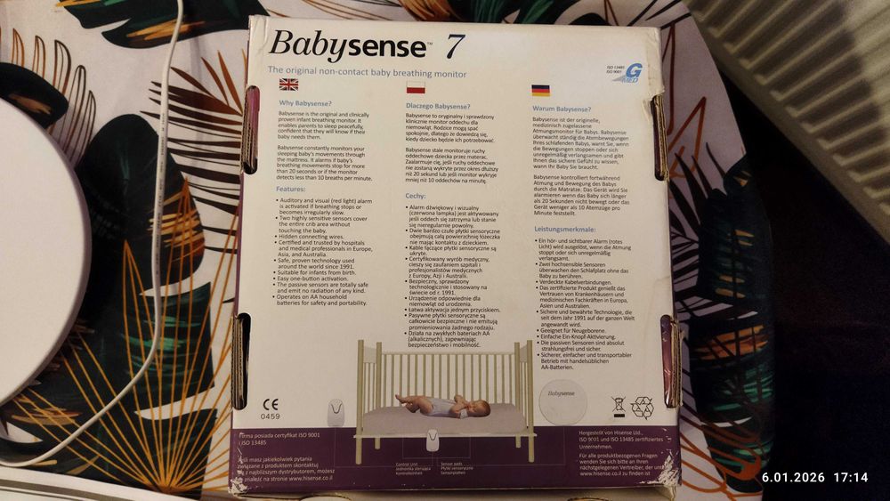 Monitor oddechu Babysense 7