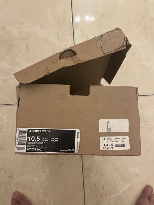 Баскетбольні кросівки кастомні Nike LeBron 10 EXT QS Hazelnut 2013 в оригінальній коробці