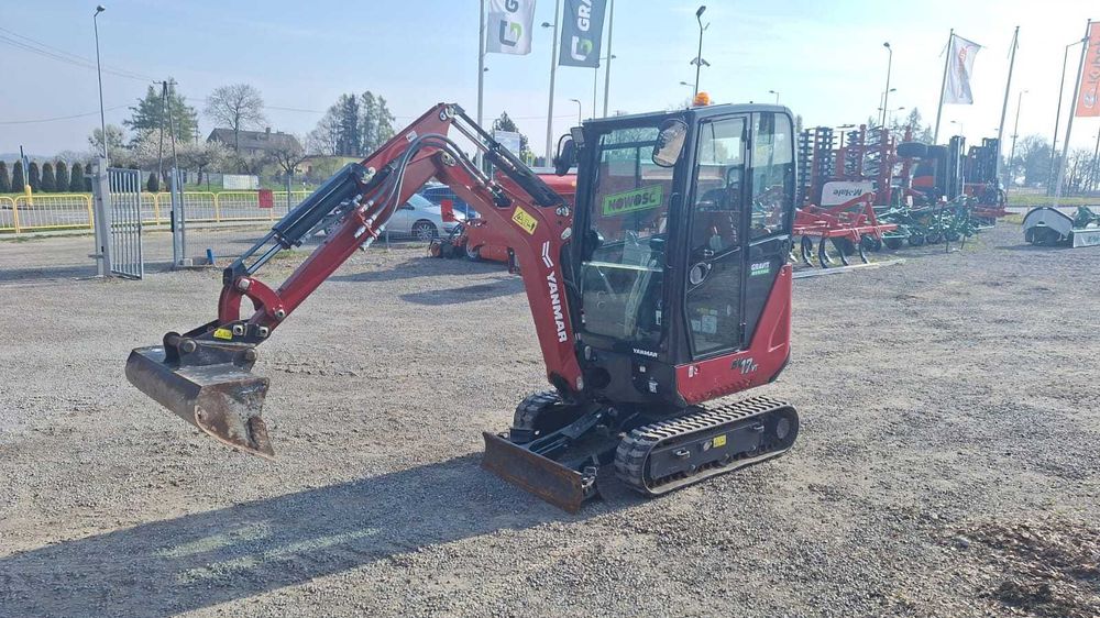 Koparka Yanmar SV17 (1,8 tony) maszyna podemonstracyjna od Autoryzowanego Dealera - GRAVIT