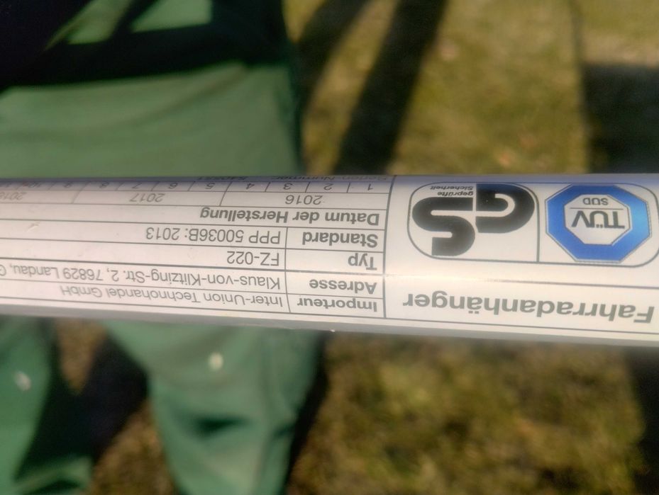 Przyczepka rowerowa.