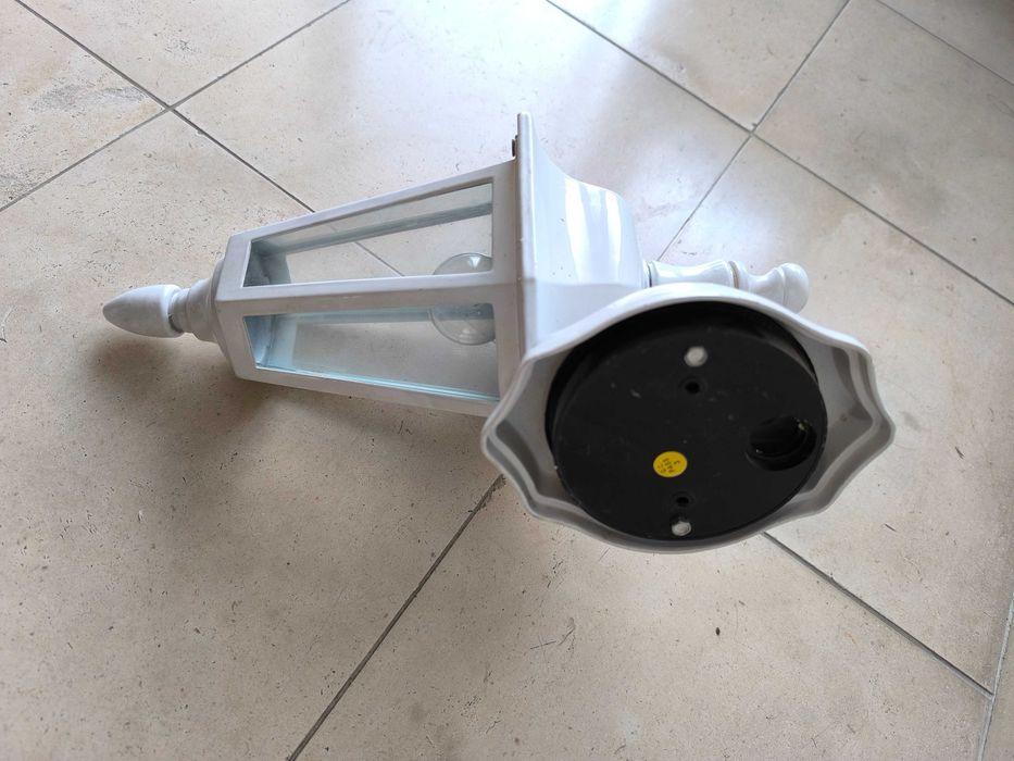 Candeeiro branco de exterior