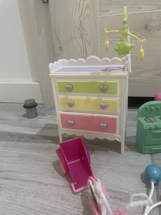 Mebelki dla lalek barbie zestaw