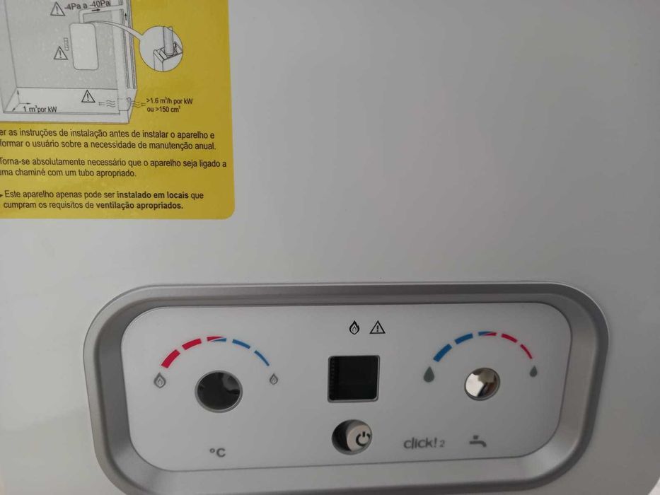 Esquentador Vulcano  Click 2 NOVO (Na Caixa)