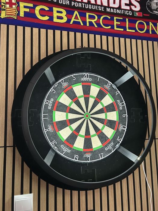 Kompletne Oświetlenie LED ring do darta winmau redragon target dart