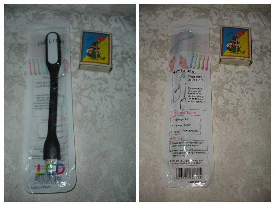 Для НОУТБУКА - ГНУЧКА світлодіодна міні USB LED підсвітка. НОВА.