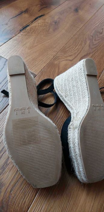 espadryle, sandały damskie na koturnie nowe 38 Primark