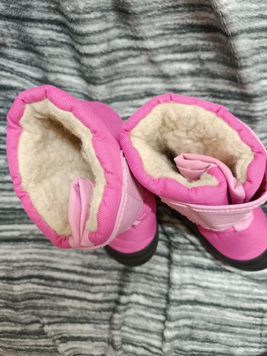 Demar. Дитячі зимові чоботи для дівчинки Doggy 26/27 Рожеві.