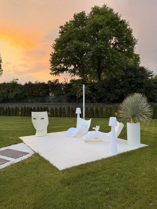 VONDOM Surf leżak bialy mat 2 szt od ręki ! Nowe design basen