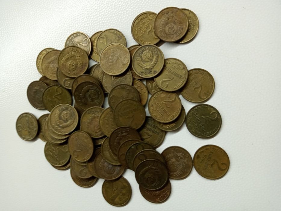 Монеты копейки времён ссср