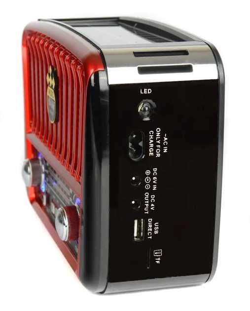 Радиоприемник радио GOLON-RX-456 с солнечной батареей USB+SD