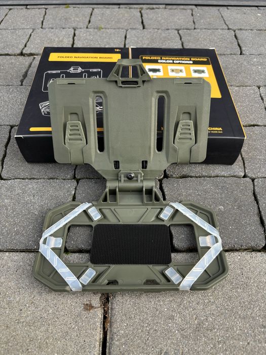 Тримач тактичний на плитоноску для телефону олива та койот