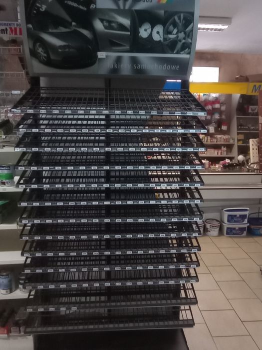 Ekspozytotr stojak na farby