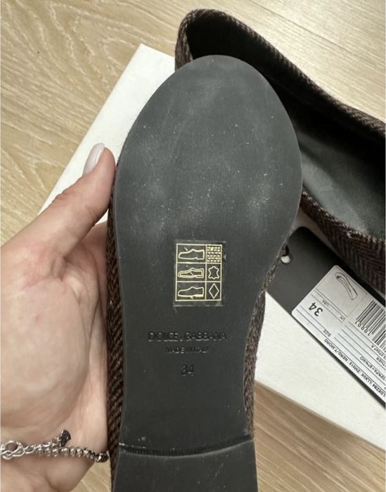 Балетки  доя дівчинки Dolce & Gabbana 34 р 35